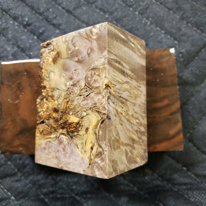 Stabilized box elder bottle stopper