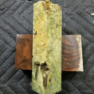 Stabilized box elder burl