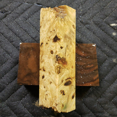 Stabilized box elder burl
