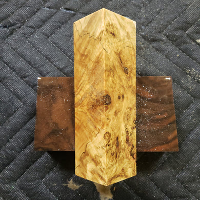 Stabilized box elder burl