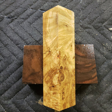 Stabilized box elder burl