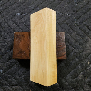 Maple knife scale