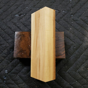 Maple knife scale