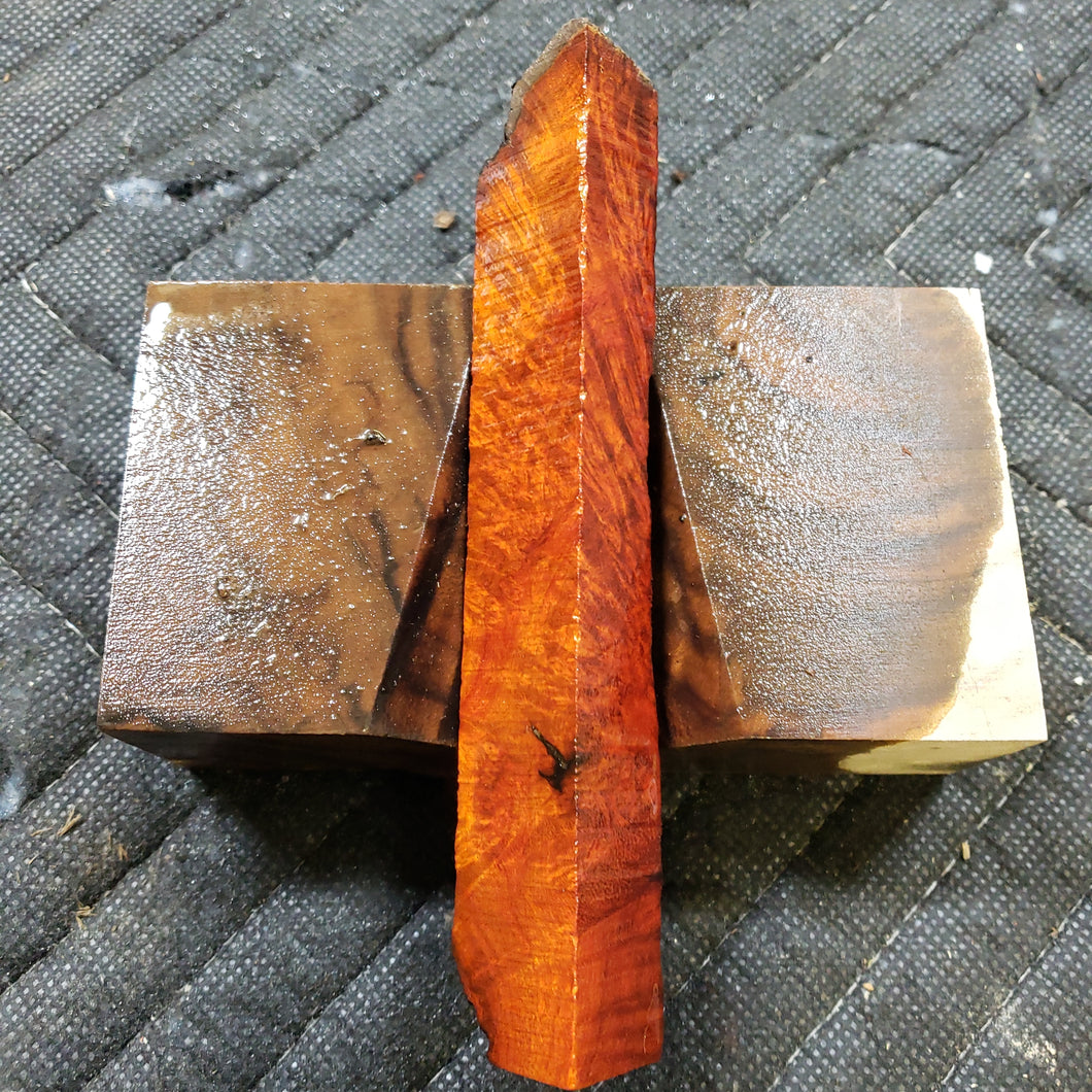 Casting bloodwood burl