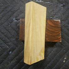 Poplar knife scale