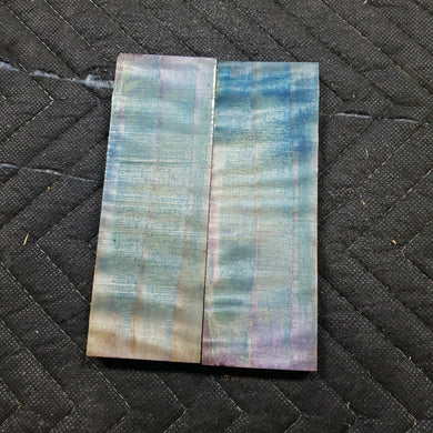 Stabilized cottonwood knife scale