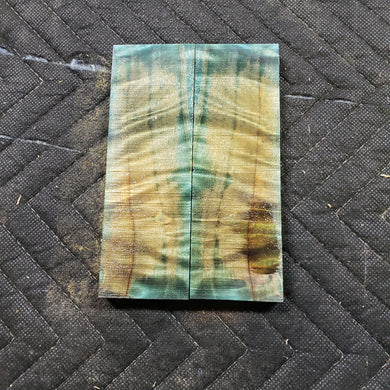 Stabilized cottonwood knife scale