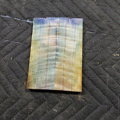 Stabilized cottonwood knife scale