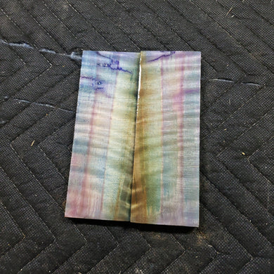 Stabilized cottonwood knife scale