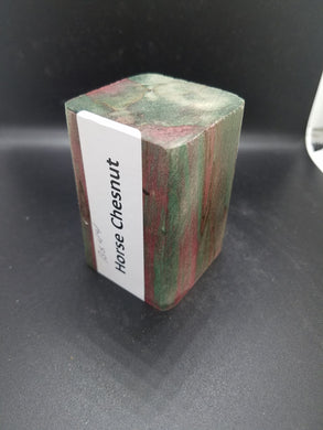 Green/Red Stabilized Horse Chesnut - Oakbrook Wood Turning Supply