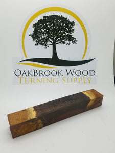 Pen Blank Hybrid Russian Olive Burl - Oakbrook Wood Turning Supply