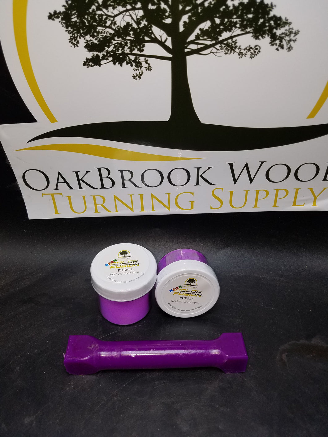 Color Fusion Neon Purple - Oakbrook Wood Turning Supply