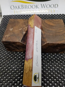 Pen Blank Hybrid  Brown Mallee - Oakbrook Wood Turning Supply