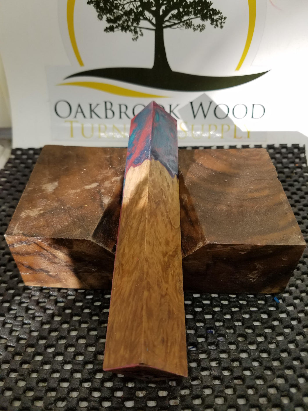 Pen Blank Hybrid  Brown Mallee Burl - Oakbrook Wood Turning Supply