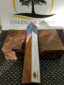 Pen Blank Hybrid  Brown Mallee Burl - Oakbrook Wood Turning Supply