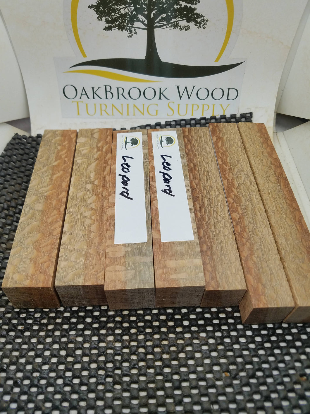 Lacewood/ leopard wood Pen Blank - Oakbrook Wood Turning Supply