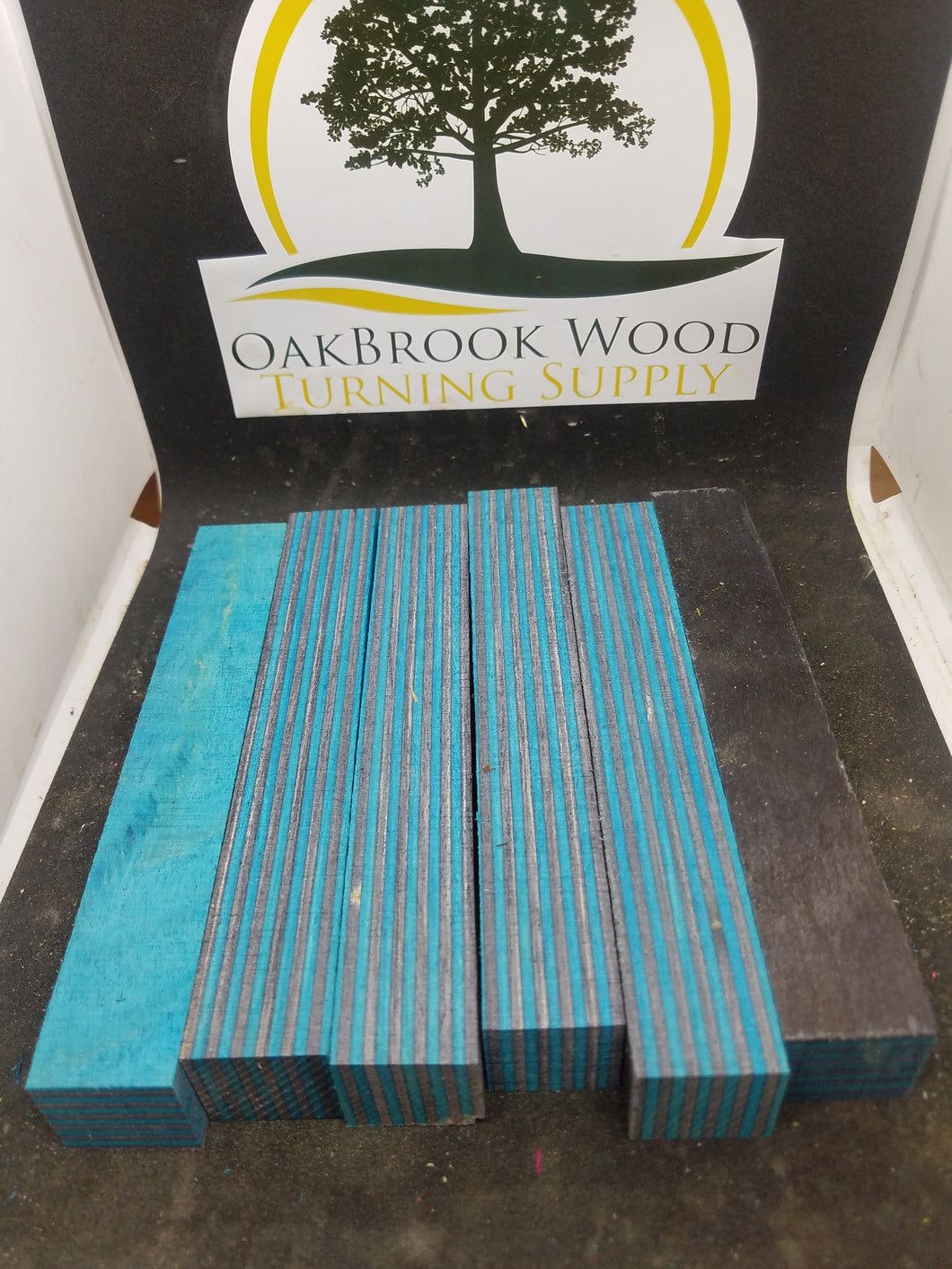 Spectraply Dark Aqua - Oakbrook Wood Turning Supply