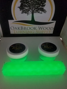 Color Fusion  GLOW IN THE DARK GREEN - Oakbrook Wood Turning Supply