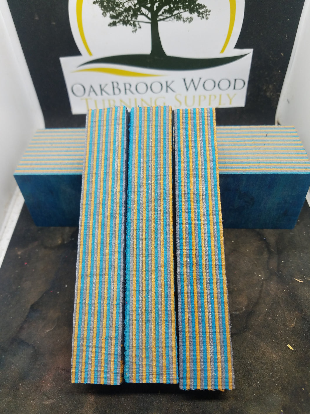 Spectraply Aqua Fire - Oakbrook Wood Turning Supply