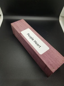 Purple Heart Exotic Spindle - Oakbrook Wood Turning Supply