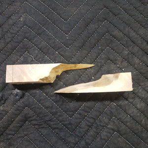 Casting maple burl tips