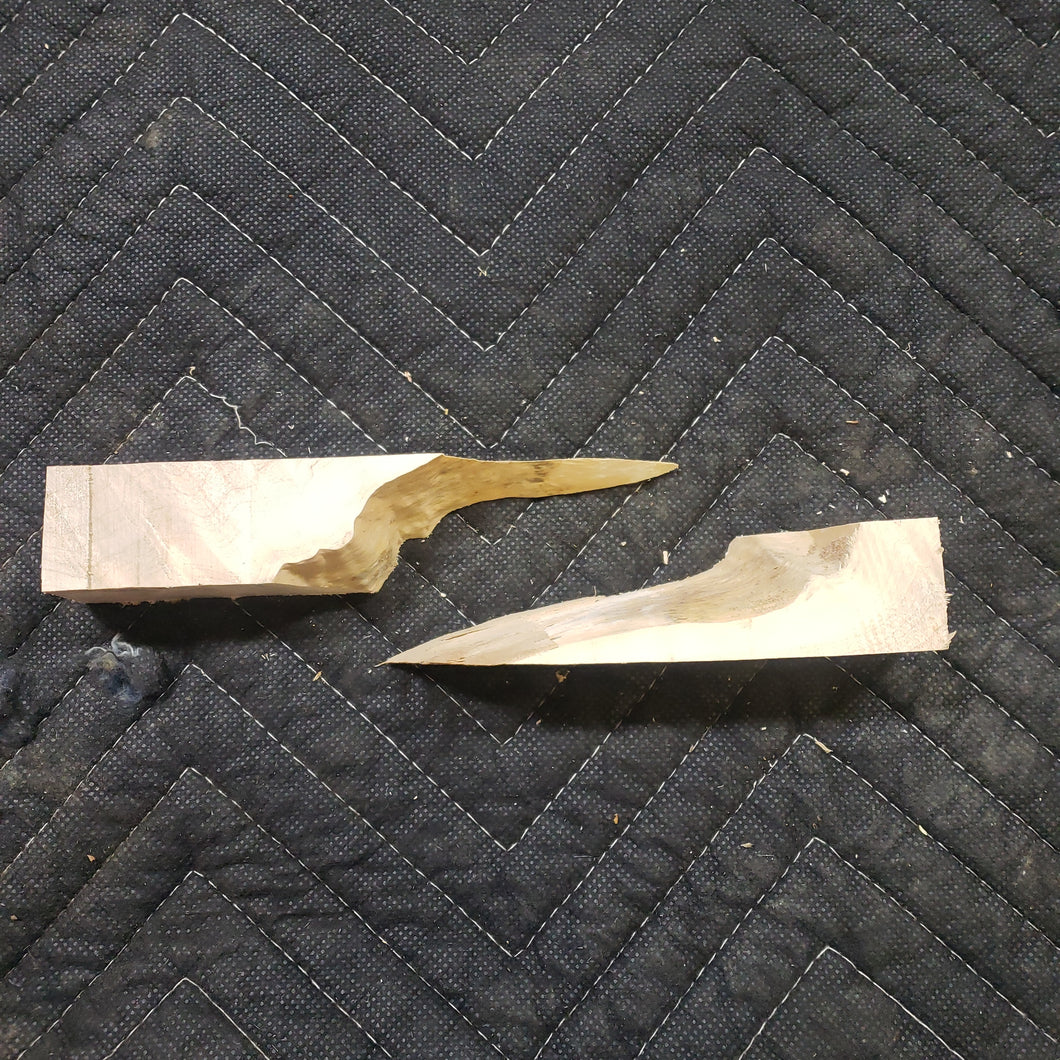 Casting maple burl tips