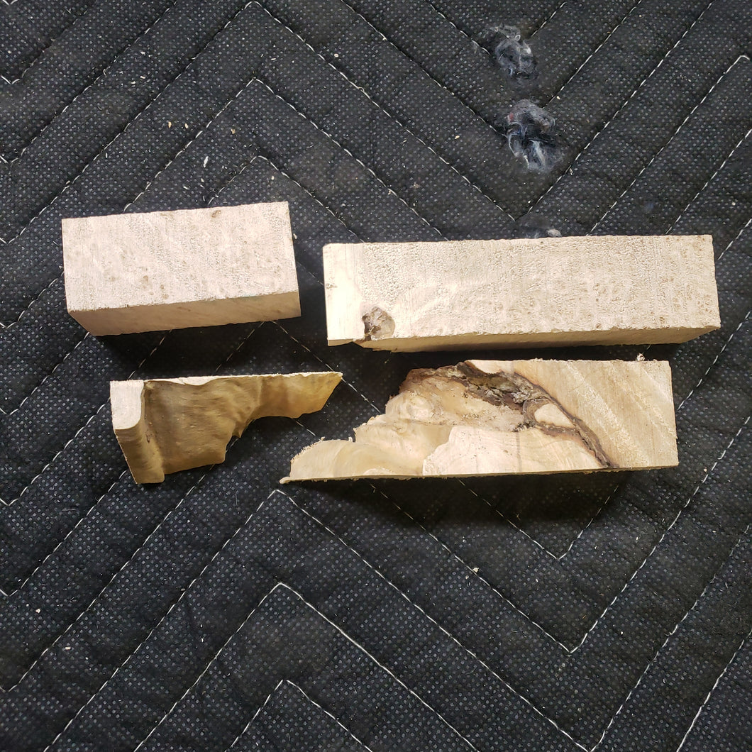 Casting maple burl