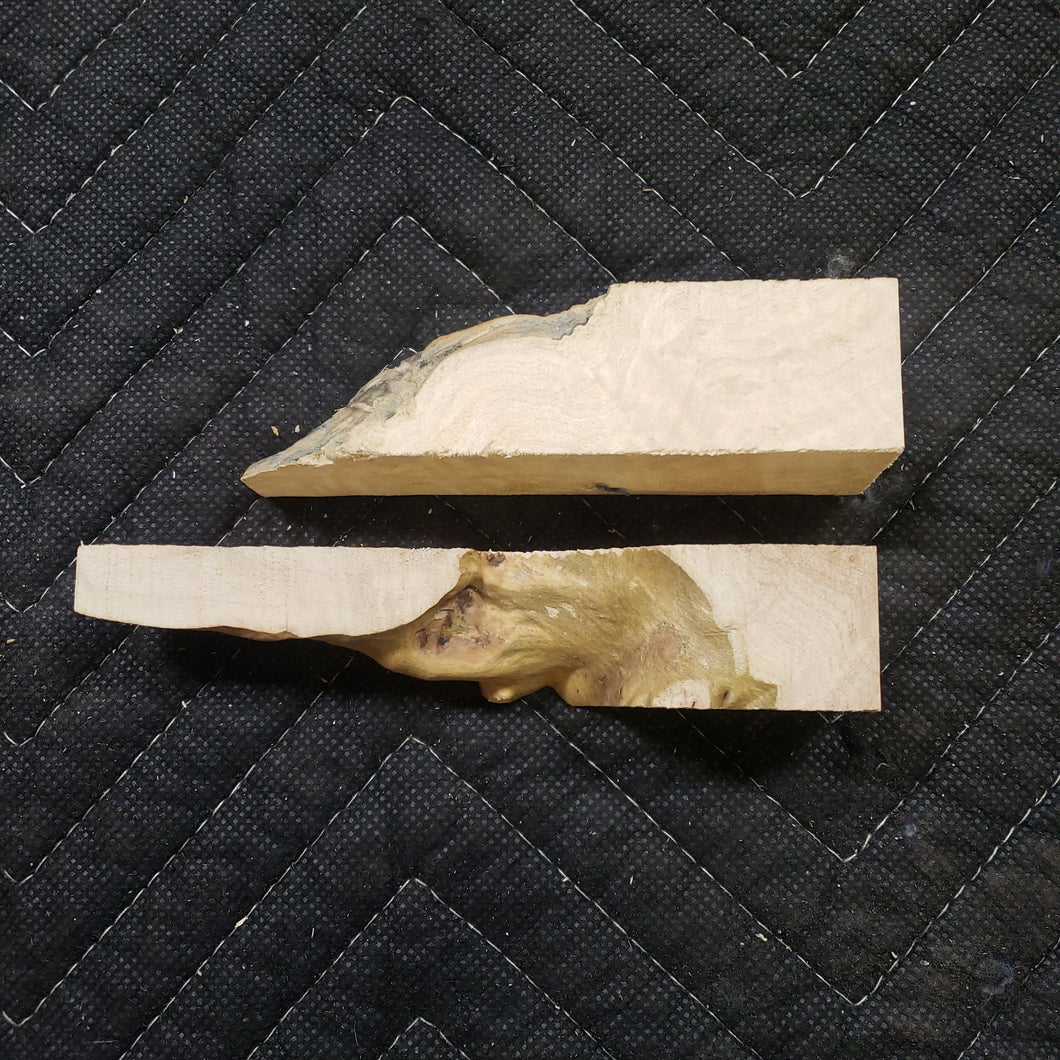 Casting maple burl