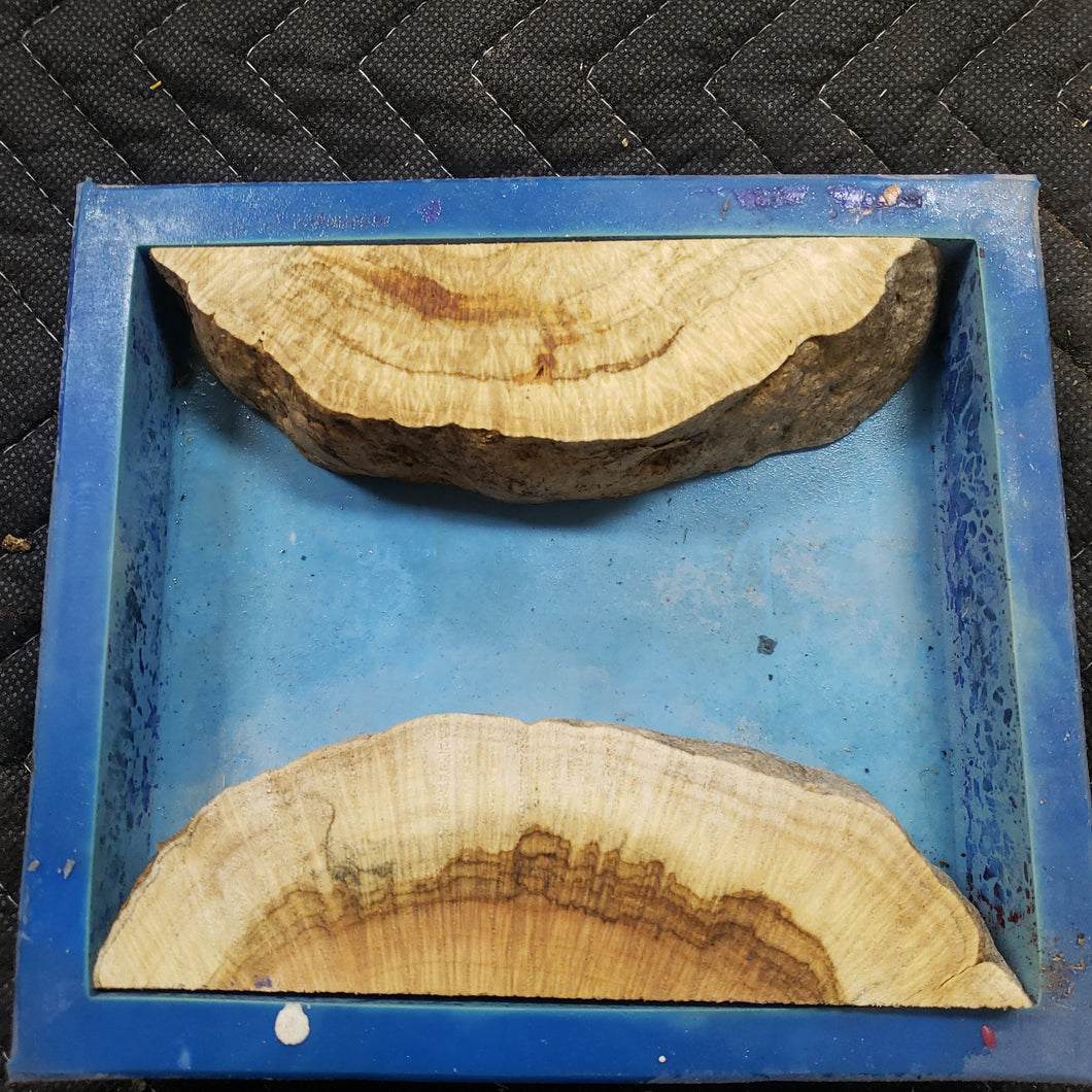 Casting box elder burl brick mold set