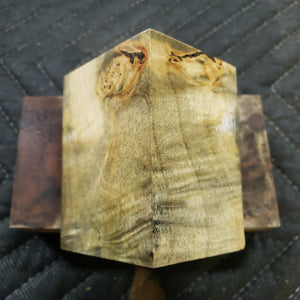 Stabilized box elder bottle stopper