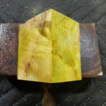 Stabilized holly bottle stopper