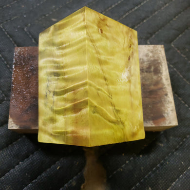 Stabilized holly bottle stopper