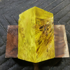 Stabilized box elder bottle stopper