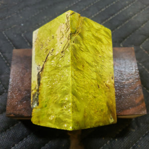 Stabilized box elder bottle stopper
