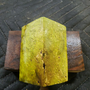 Stabilized box elder bottle stopper