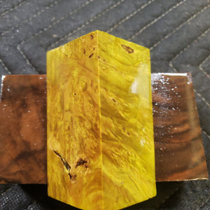Stabilized box elder bottle stopper