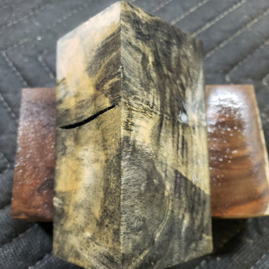 Stabilized box elder bottle stopper