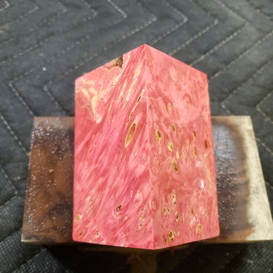 Stabilized box elder bottle stopper