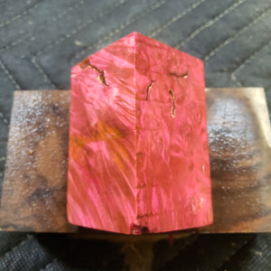 Stabilized box elder bottle stopper
