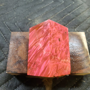 Stabilized box elder bottle stopper