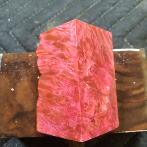 Stabilized box elder bottle stopper