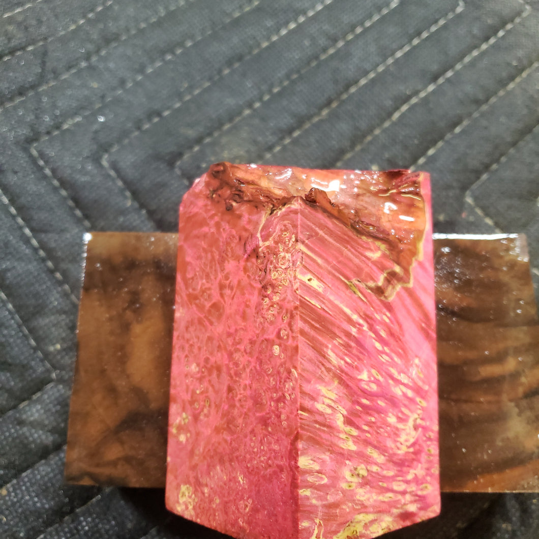 Stabilized box elder bottle stopper
