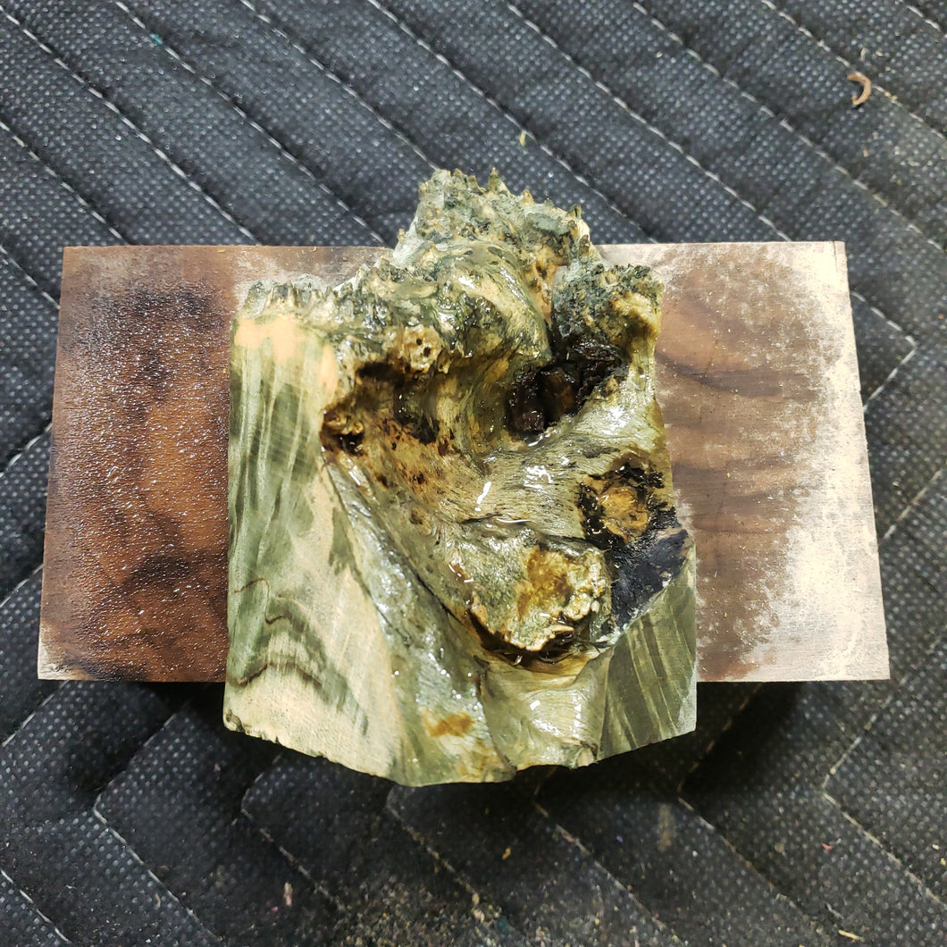 Casting box elder burl