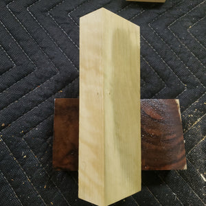 Holly knife scale