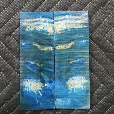 Stabilized cottonwood knife scale