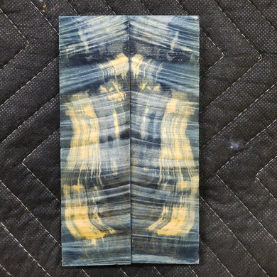 Stabilized box elder burl knife scale