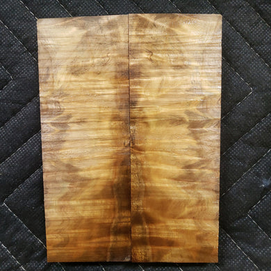 Stabilized cottonwood knife scale