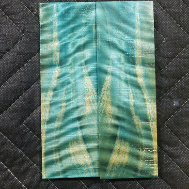 Stabilized cottonwood knife scale