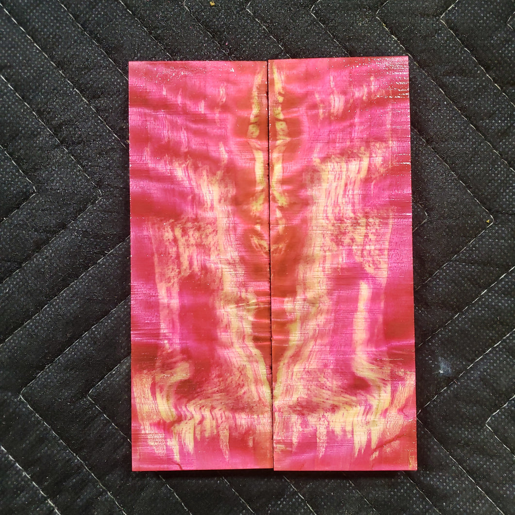 Stabilized cottonwood knife scale