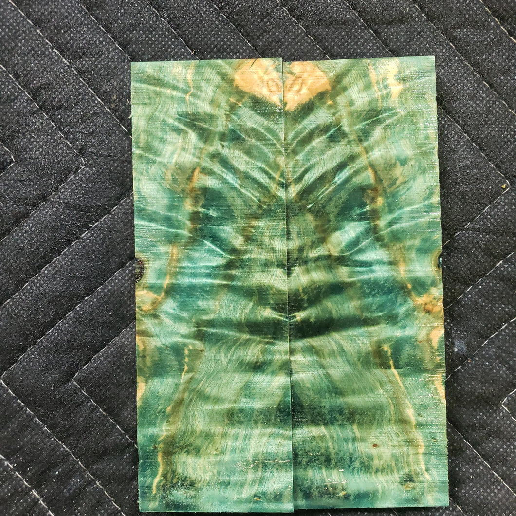 Stabilized cottonwood knife scale